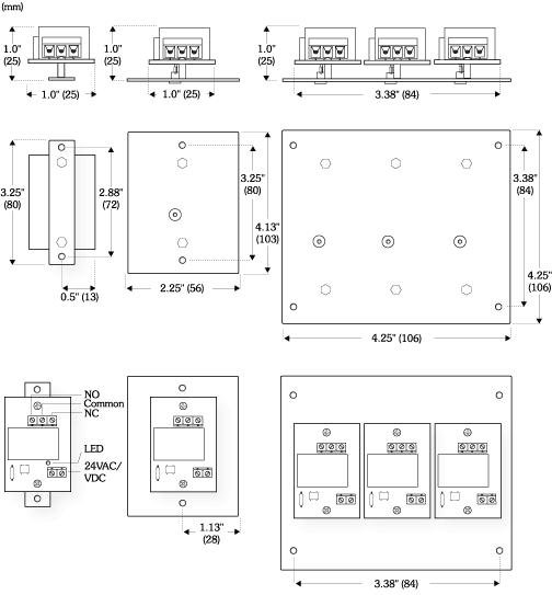 Dimensions for RE-440